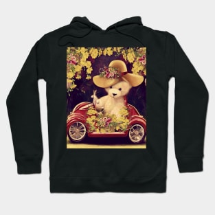 Dark Red Car Sunday Drive Hoodie